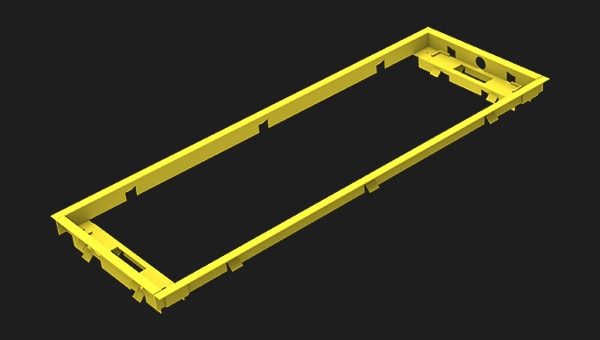 PLATEFORME DE PESAGE LPM 620 SERIES CADRE DE FOSSE