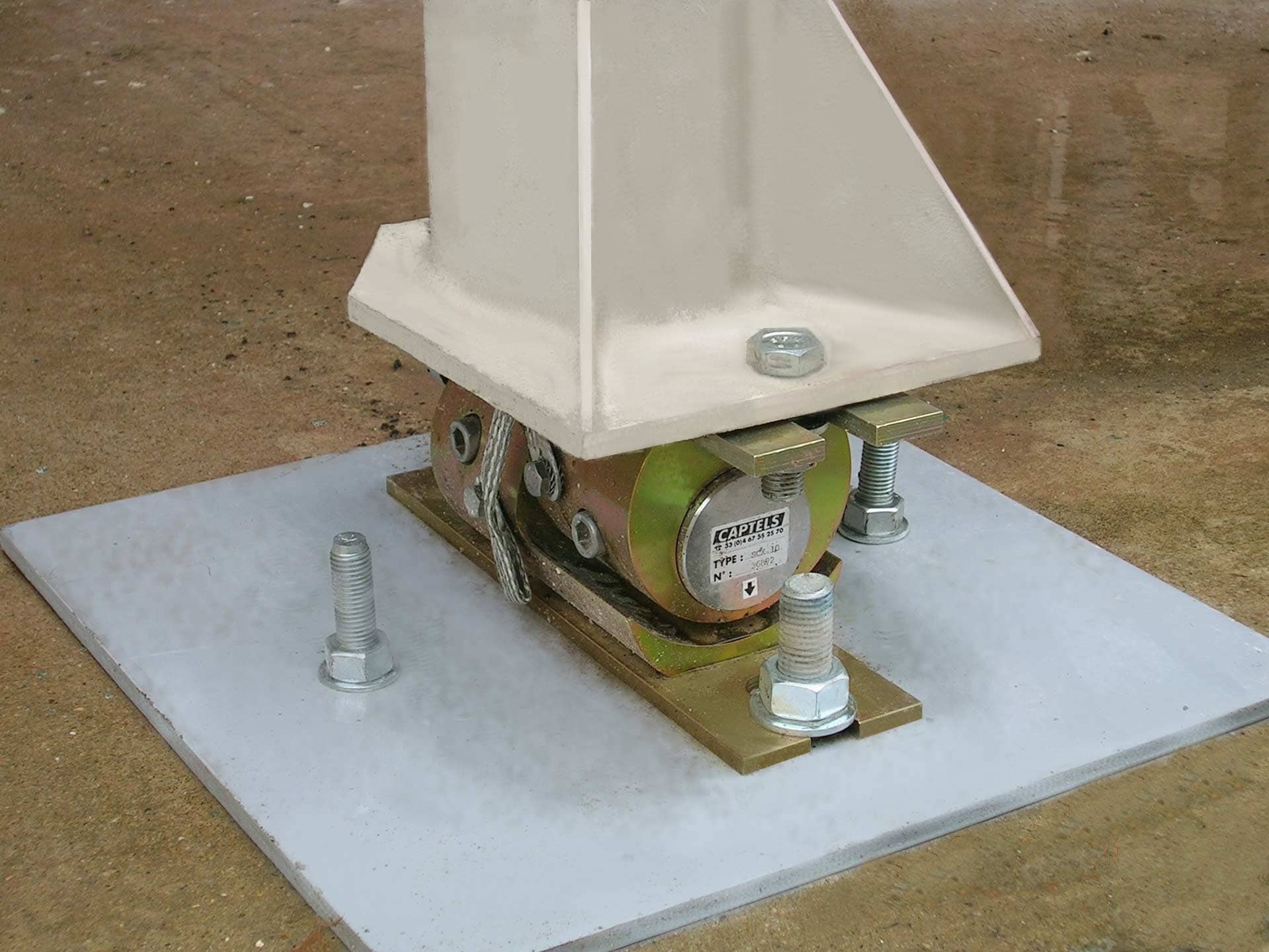 Weighing system for load bushel Captels Weighing